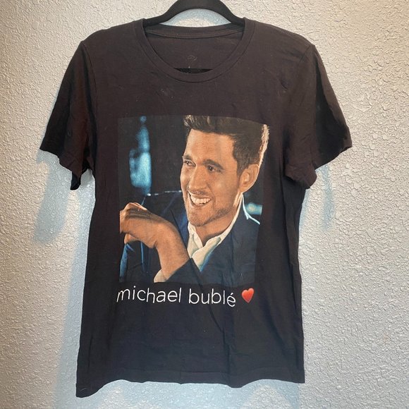 Tops - Michael Buble 2019 Tour Black T Shirt